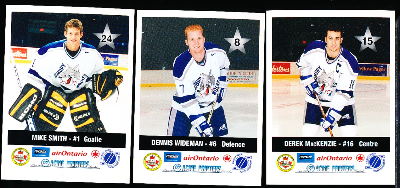 2000-01 Sudbury Wolves OHL Team Set of 26 Cards