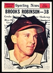 1961 Topps Bb- #572 Brooks Robinson AS- Hi#