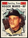 1961 Topps Bb- #576 Roger Maris AS- Hi#