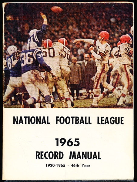 1965 NFL Record Manual