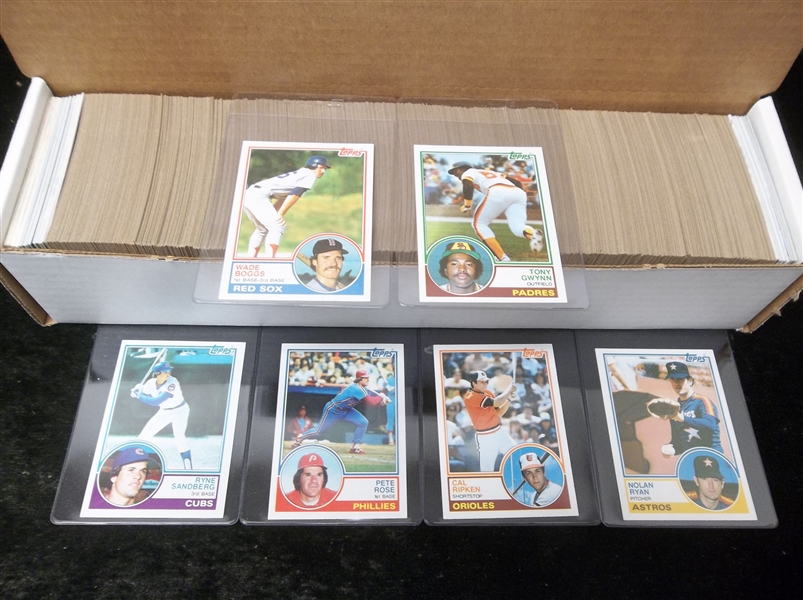 1983 Topps Baseball Complete Set of 792