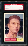 1961 Topps Baseball Autographed Card- #195 Jerry Casale, Angels- SGC Authentic