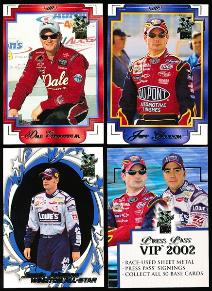 2002 Press Pass VIP NASCAR Racing- 1 Complete Set of 50 Cards