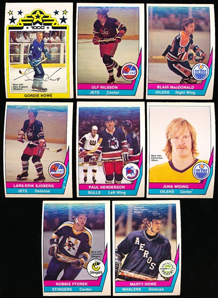 1977-78 O-Pee-Chee WHA Hockey- 27 Asst.