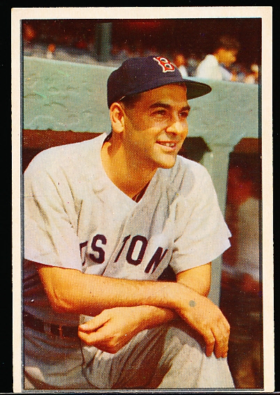 1953 Bowman Bb Color- #57 Lou Boudreau, Red Sox