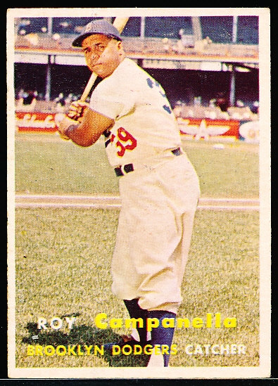 1957 Topps Bb- #210 Roy Campanella, Brooklyn