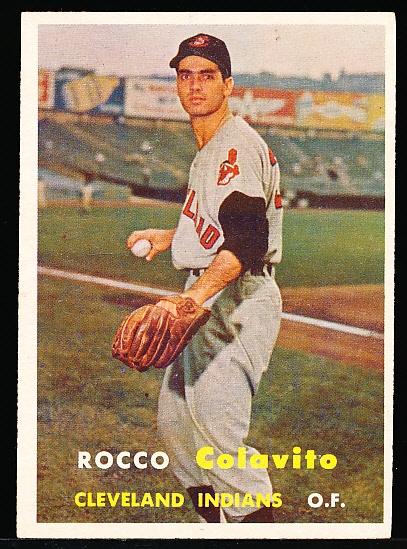 1957 Topps Bb- #212 Rocky Colavito RC