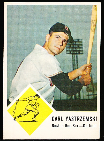 963 Fleer Bb - #8 Carl Yastrzemski, Red Sox