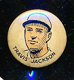 1933 Cracker Jack Baseball Pin- Travis Jackson