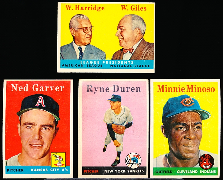 1958 Topps Bb- 4 Diff