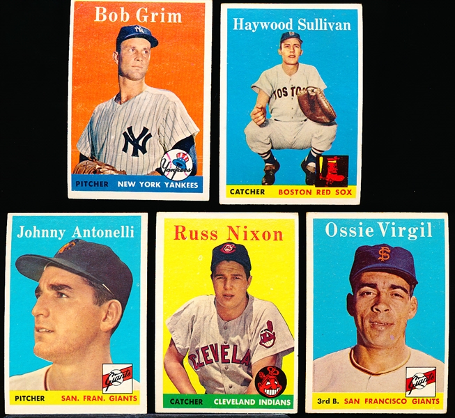 1958 Topps Bb- 21 Diff