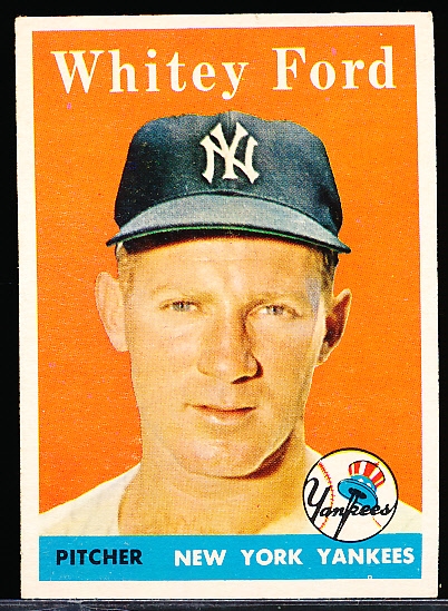 1958 Topps Bb- #320 Whitey Ford, Yankees