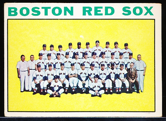 1964 Topps Bb- #579 Boston Red Sox- Hi# 