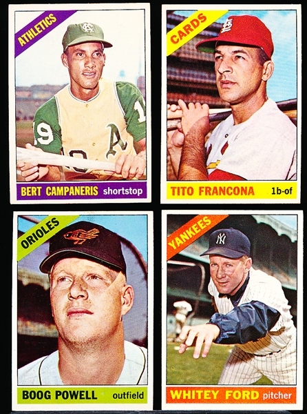 1966 Topps Bb- 4 Diff