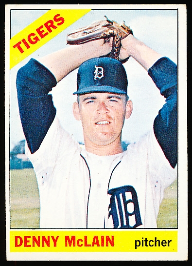 1966 Topps Bb- Hi #- #540 Denny McLain, Tigers