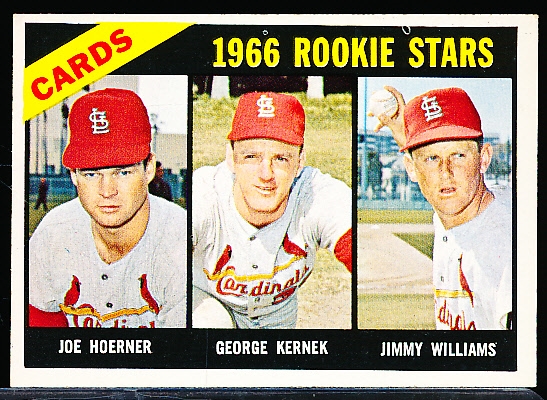 1966 Topps Bb- Hi #- #544 Cardinals Rookie Stars- SP