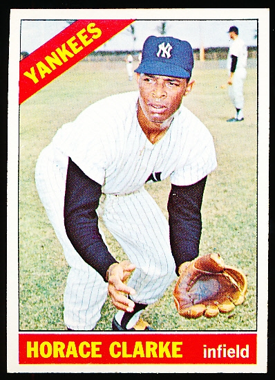 1966 Topps Bb- Hi #- #547 Horace Clarke, Yankees- SP