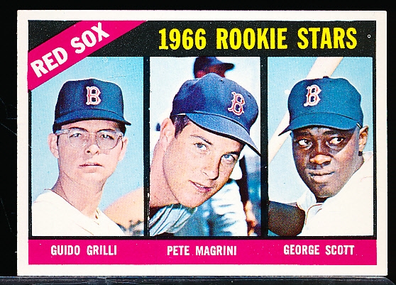 1966 Topps Bb- Hi #- #558 George Scott RC, Red Sox