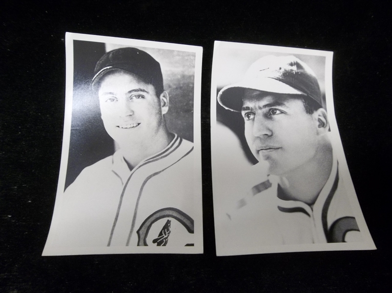 Babe Herman Chicago Cubs Real Photo Postcards- 2 Diff.