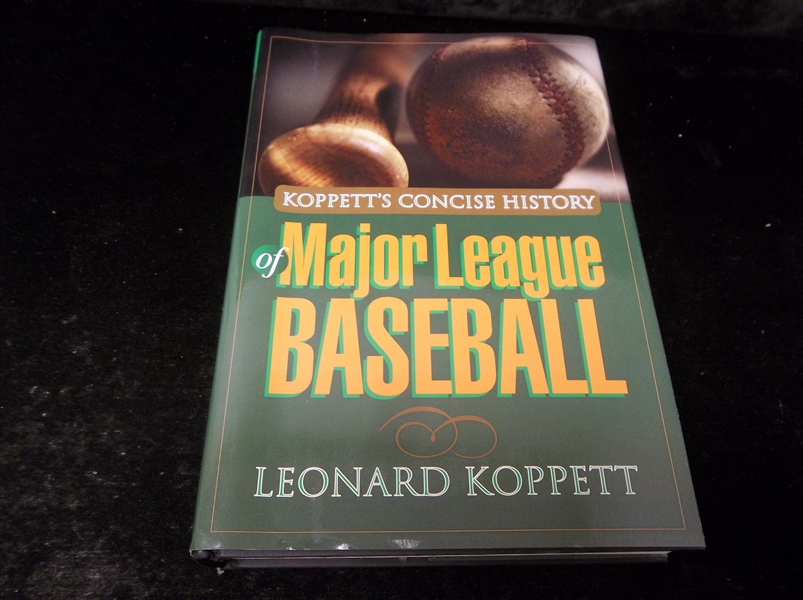 1998 “Koppett’s Concise History of Major League Baseball” by Leonard Koppett