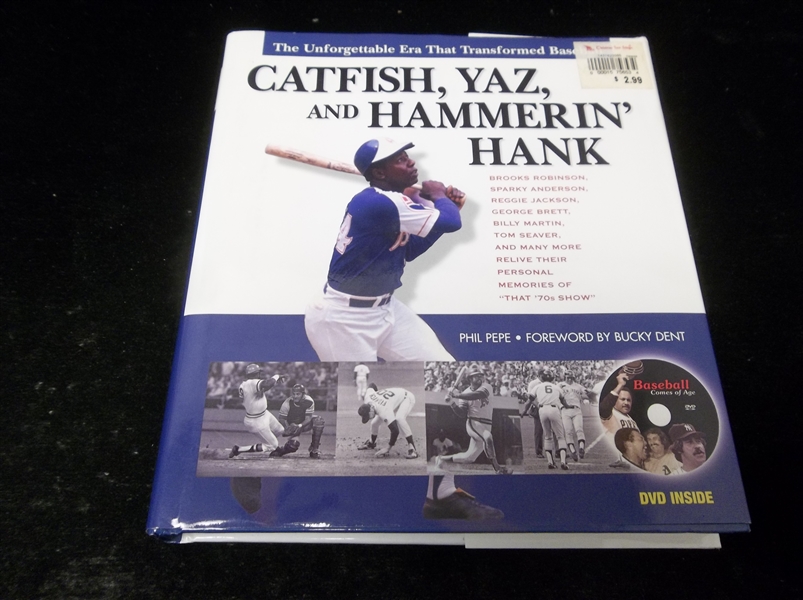 2005 “Catfish, Yaz, and Hammerin’ Hank: That 70’s Show” by Phil Pepe- With DVD!