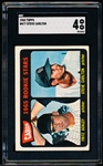 1965 Topps Baseball- #477 Steve Carlton RC- SGC 4 (Vg-Ex)