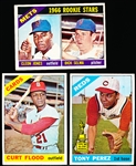 1966 Topps Baseball- 3 Diff
