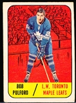1967-68 Topps Hockey - #19 Bob Pulford, Toronto