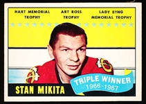 1967-68 Topps Hockey- #64 Stan Mikita