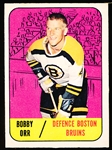 1967-68 Topps Hockey- #92 Bobby Orr, Bruins