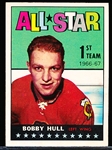 1967-68 Topps Hockey- #124 Bobby Hull All Star