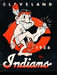 1956 Cleveland Indians Baseball Yearbook