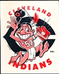 1957 Cleveland Indians Baseball Yearbook