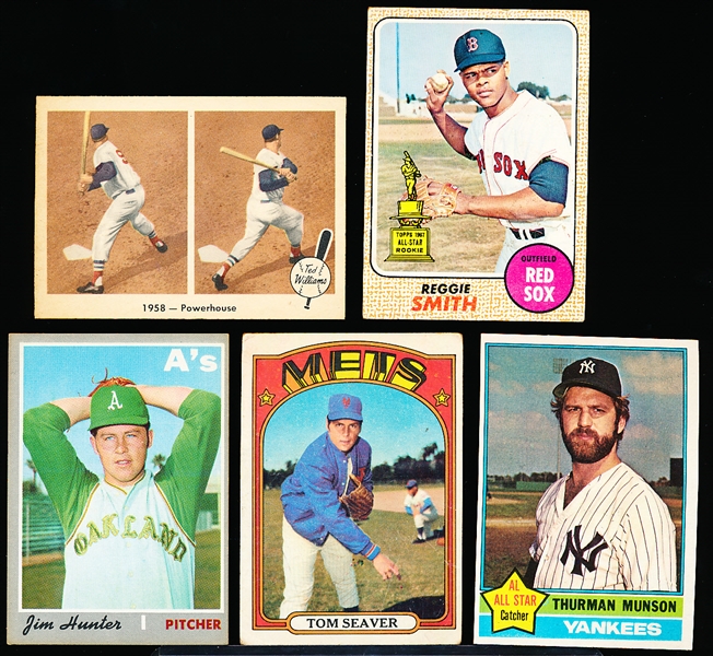 Five Baseball Cards