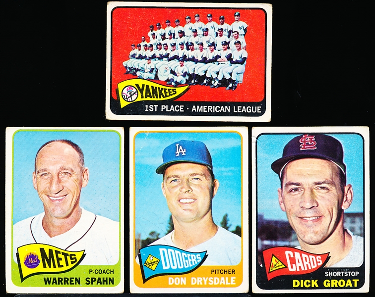 1965 Topps Bb- 4 Diff