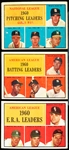 1961 Topps Bb- 3 Diff Leaders