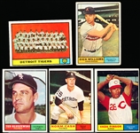 1961 Topps Bb- 5 Diff 