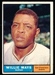 1961 Topps Bb- #150 Willie Mays, Giants