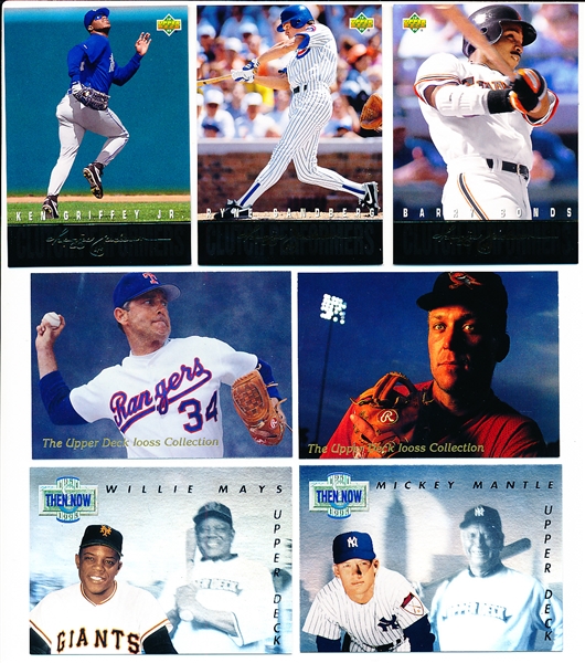 1993 Upper Deck Baseball Complete Insert Sets- 3 Diff.