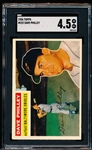 1956 Topps Baseball- #222 Dave Philley, Baltimore- SGC 4.5 (Vg-Ex+)- gray back.