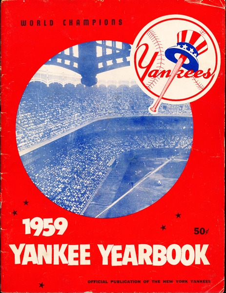 1959 New York Yankees MLB Official Yearbook