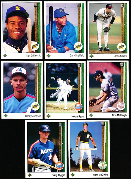 1989 Upper Deck Baseball Low Series (#1-700) Complete Set of 700