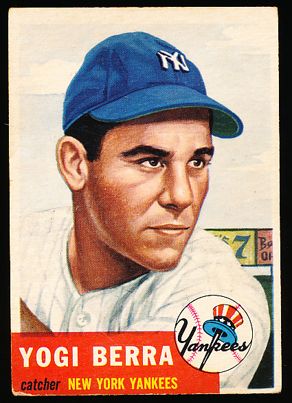 Lot Detail - 1953 Topps Baseball- #104 Yogi Berra, Yankees