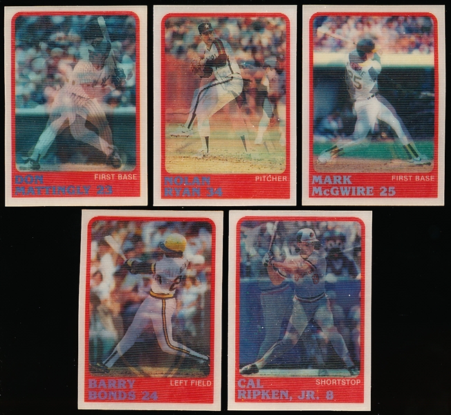 1988 Sportflics Baseball Complete Set of 225