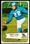 1954 Bowman Football- #53 Bobby Layne, Lions