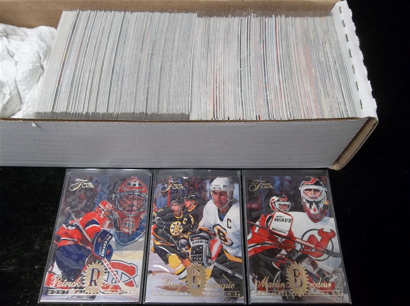 1994-95 Flair Hockey Near Set of 215 of 225
