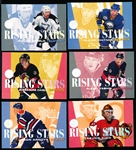 1995-96 Ultra Hockey- Rising Stars Iserts- 6 Diff
