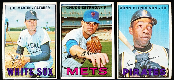 1967 Topps Bb Hi#’s- 3 Diff