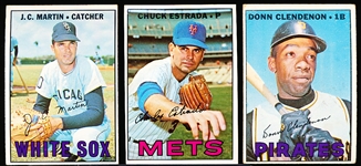 1967 Topps Bb Hi#’s- 3 Diff