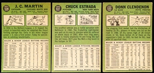 1967 Topps Bb Hi#’s- 3 Diff